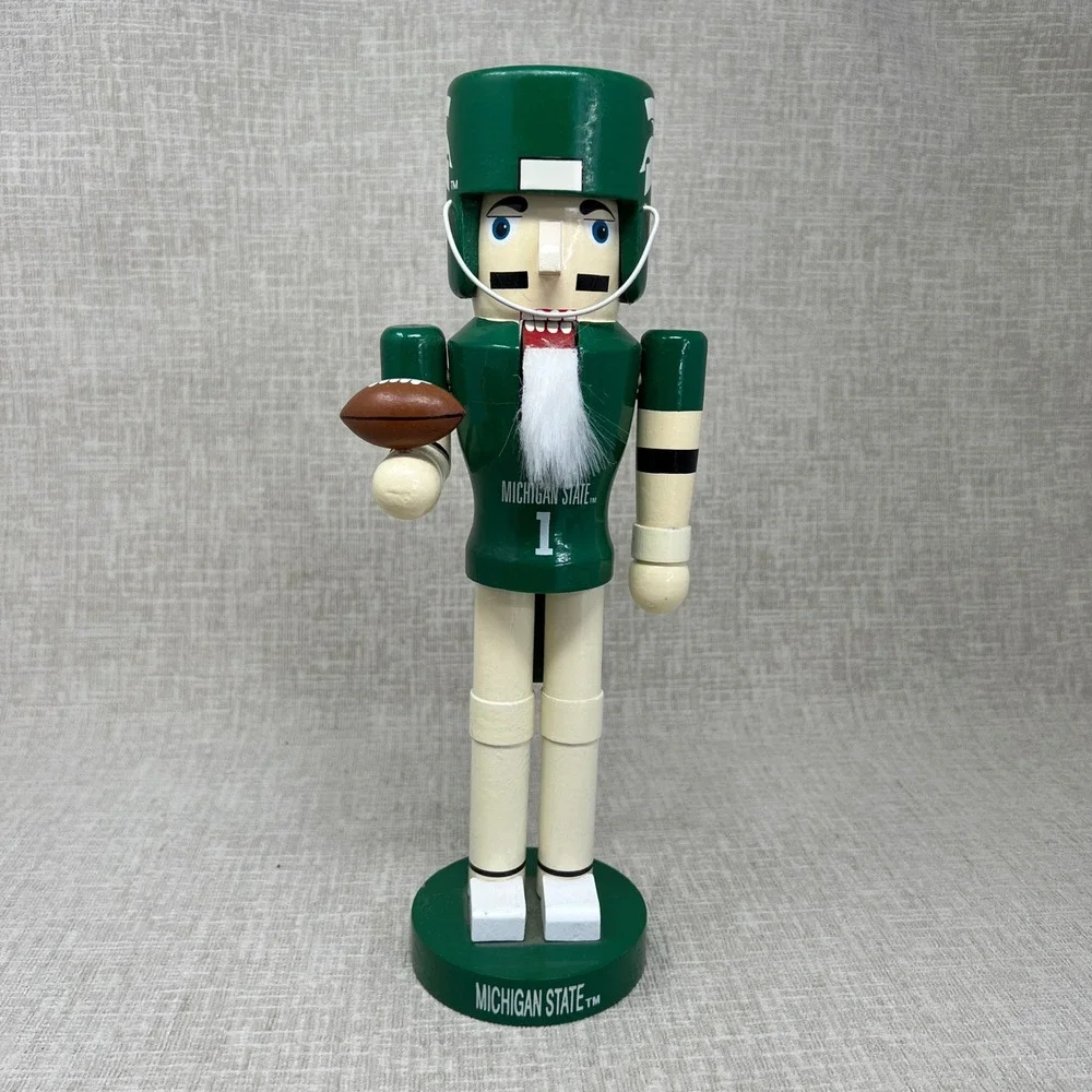 Michigan State Spartans Nutcracker Football Player 12